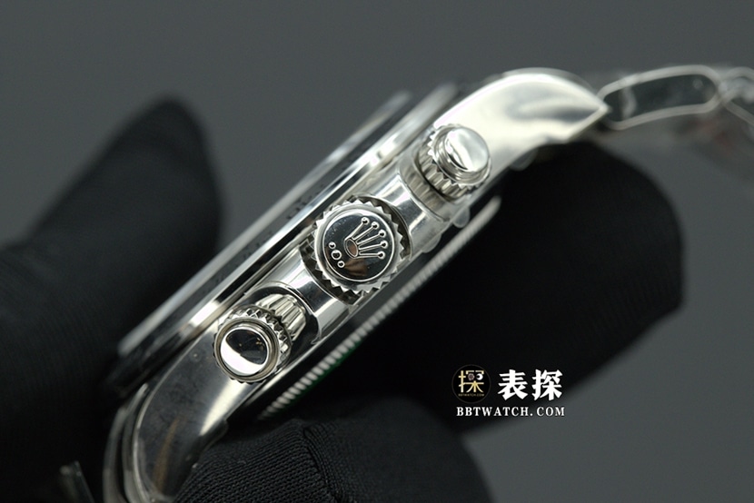 N FactoryDaytonaRolex1:1replica watch lumechronograph stainless steel plate steel bracelet model m126509-0003side live photo