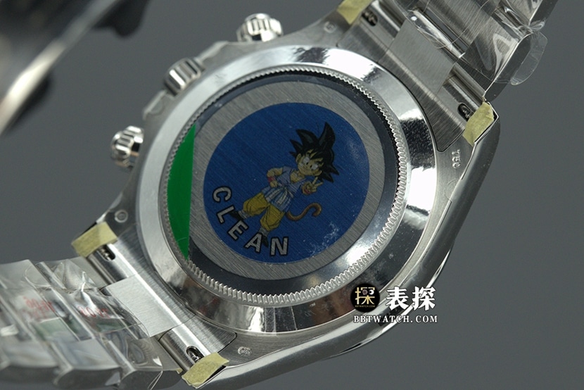 N FactoryDaytonaRolex1:1replica watchlumechronograph stainless steel plate steel bracelet model m126509-0003caseback live photo