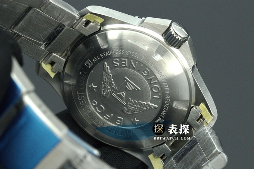 XF factory Concas Longines1:1replica watch lumeblue dialsteel bracelet model L3.782.4.96.6caseback live photo