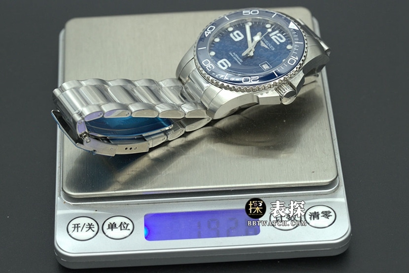 XF factory Concas Longines1:1replica watchlumeblue dialsteel bracelet model L3.782.4.96.6 weight live photos