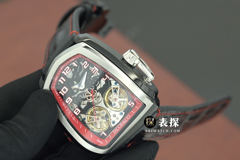 Czech Leopard collectible watches black disk double tourbillon strap models overall actual photo