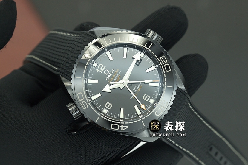 Omega top watch, VS Seamaster watch, front actual photo