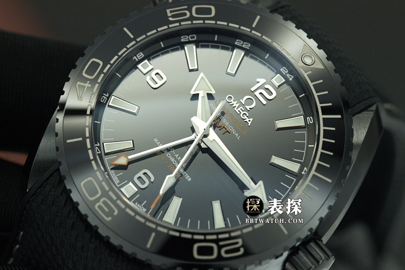 Omega top watch, VS Seamaster watch, front actual photo