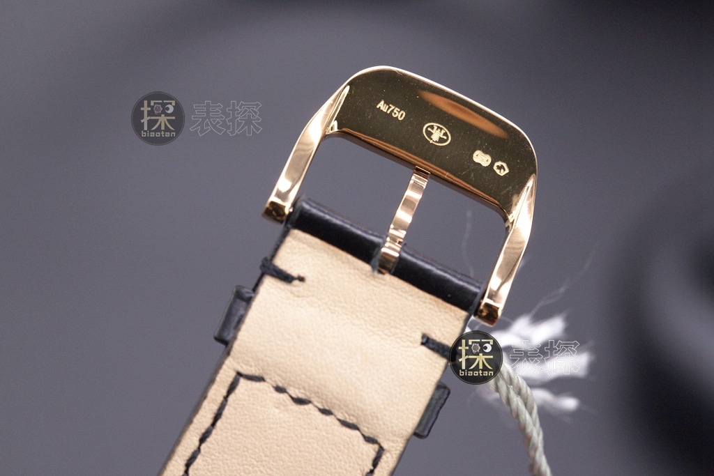 APS factory master Jaeger-LeCoultre1:1replica watch eggshell yellow plate rose goldmoon phaseleather strap model 1362511clasp picture