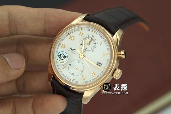 APS factory Portuguese Universal collectible watches silver white panda disk mechanical strap models IW390301