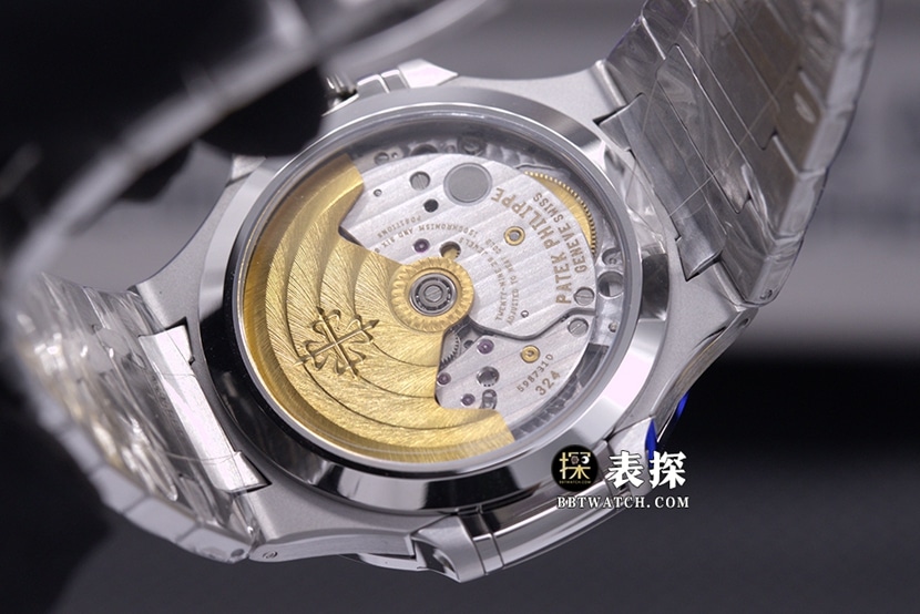 3K Factory sporty and elegant Patek Philippe1:1replica watch lume gray black with diamond bezelsteel bracelet model 7118/1200A-011caseback live photo