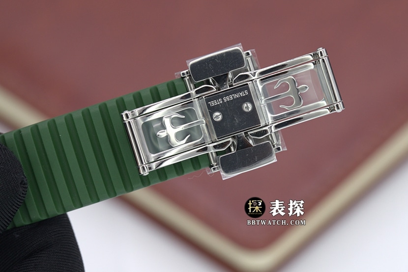 3K FactoryAQUANAUTPatek Philippe1:1replica watch khaki green embossed disc rubber model 5168G-010clasplive photos