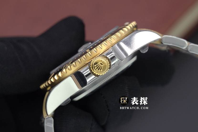 Rolex1:1 watch, vs Sea-Dweller watch, side live photo