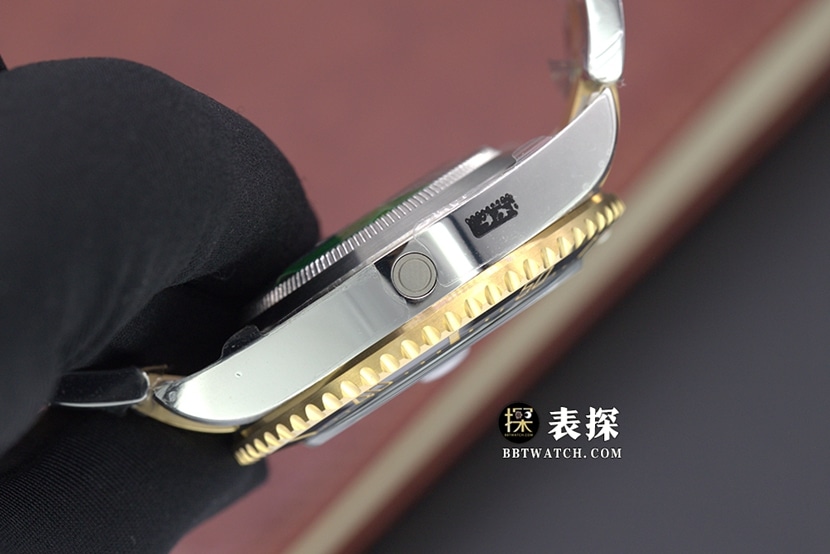 Rolex1:1 watch, vs Sea-Dweller watch, side live photo