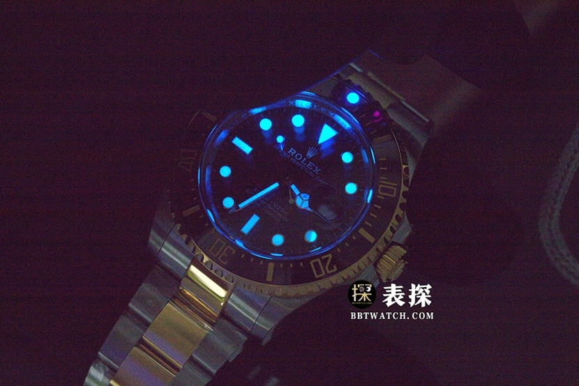 VS Factory Sea-Dweller Rolex1:1replica watch black dial gold steel bracelet model m126603-0001lumelive photos