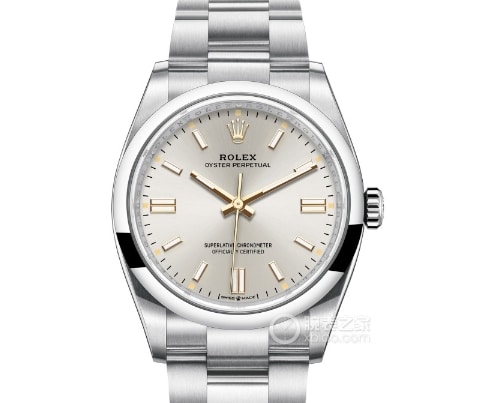 C factory oyster constant movement Rolex collectible watches silver plate steel strap models m124300-0001