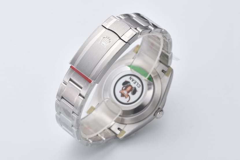 C Factory Oyster Perpetual Rolex watch green dialsteel bracelet model m124300-0005braceletlive photos
