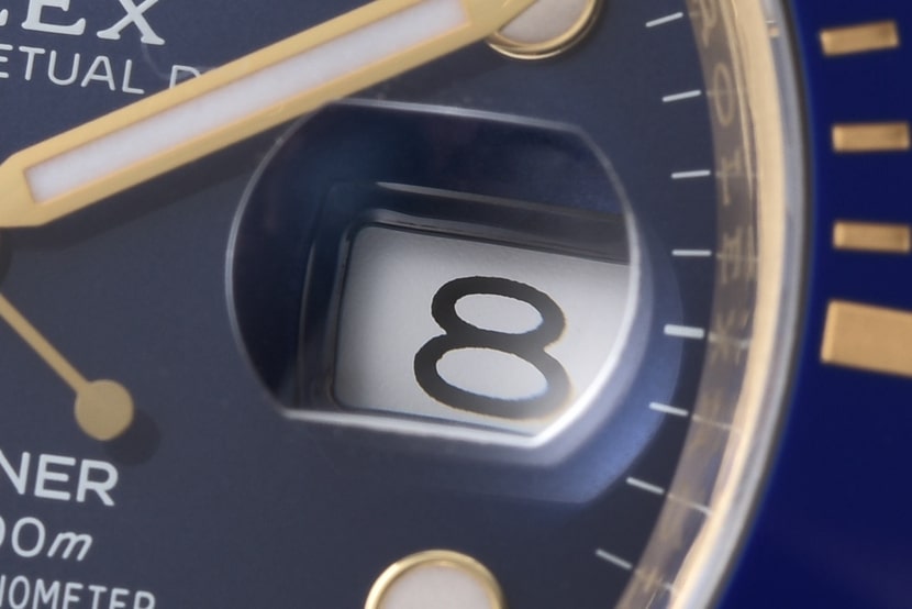 C factory SubmarinerRolex1:1replica watch deep blue dial18kyellow goldsteel bracelet model m126618lb-0002front live photo