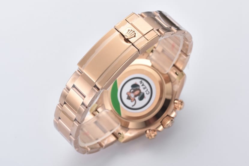 C factory DaytonaRolex1:1replica watch rose gold plate steel bracelet model m116505-0017braceletlive photos