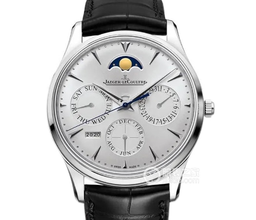 J Factory Master Jaeger-LeCoultre collectible watches Silver Plate Perpetual Calendar Belt Model 130842J