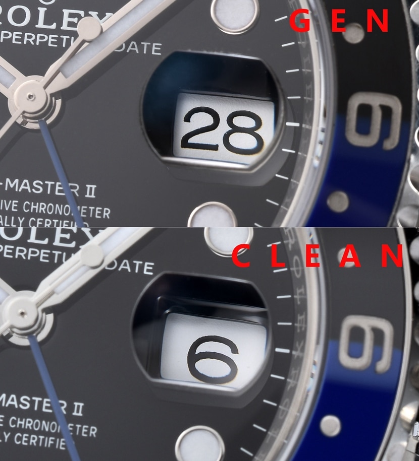 C Factory GMT II Rolex collectible watches m126710blnr-0002 comparison authentic review front comparison picture