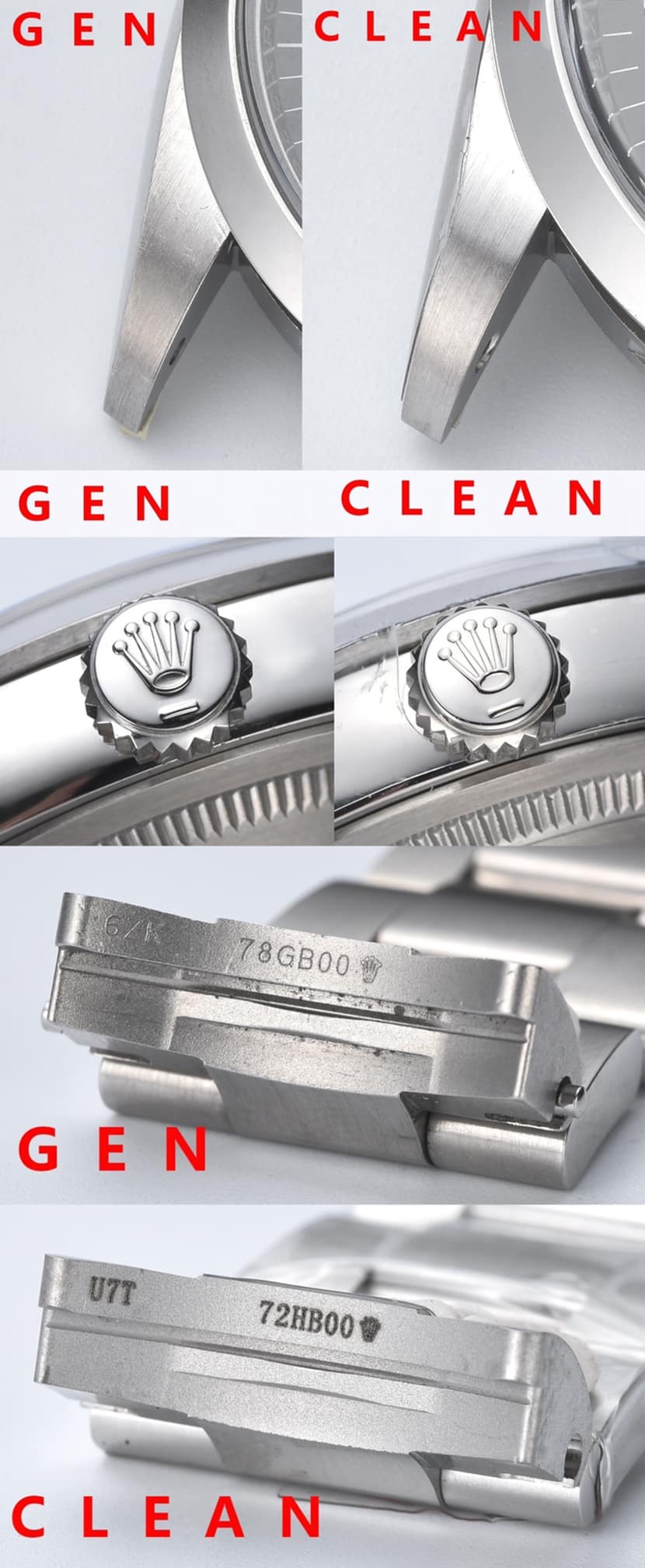 C factory explorer Rolex watch m124270-0001 comparison genuine review side comparison chart