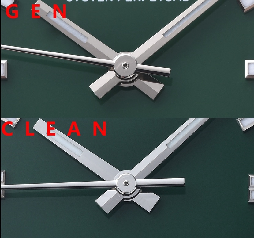 Rolex1:1replica, Oyster Perpetual watch, front comparison picture