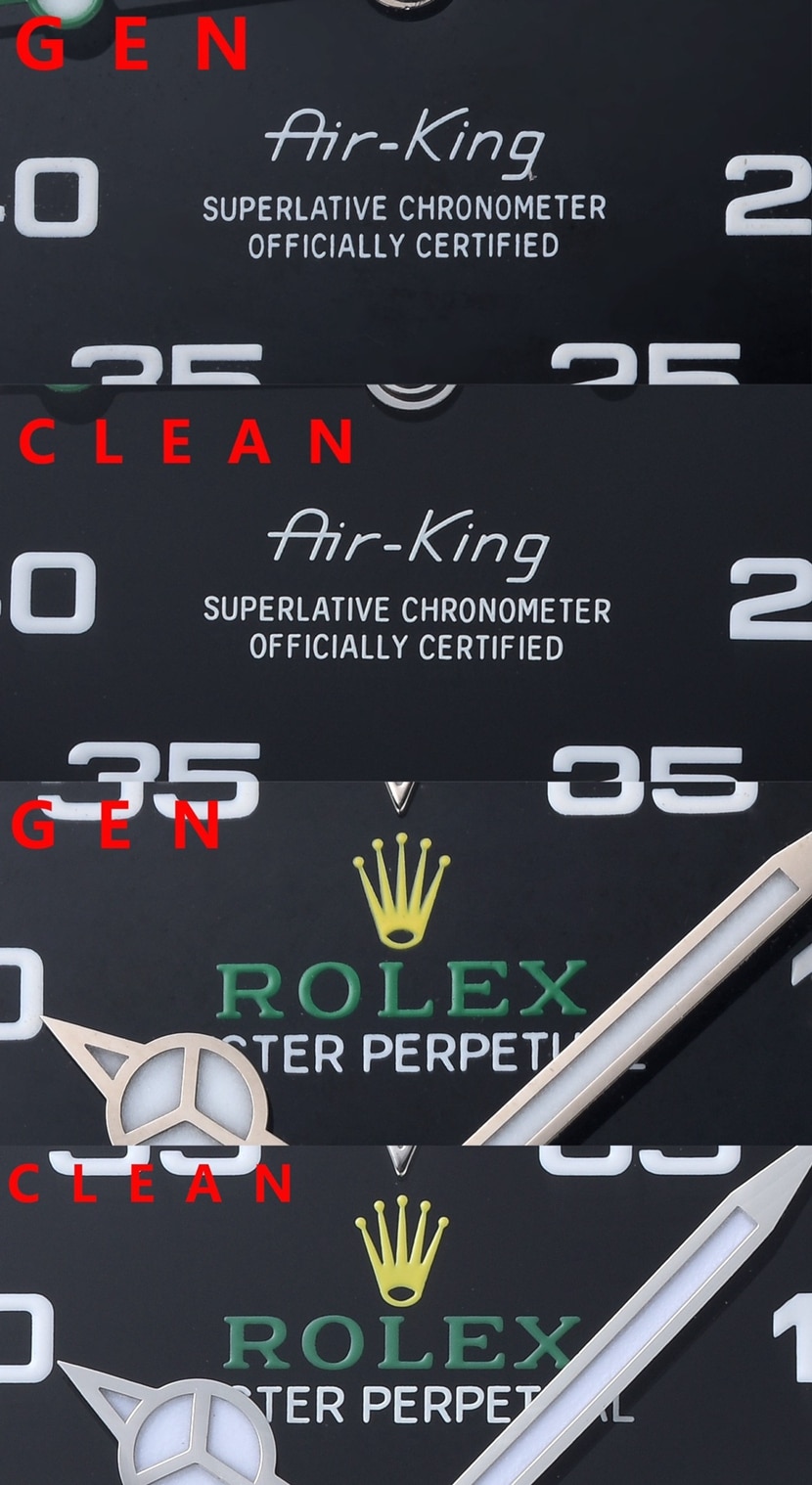 C factory overlord Rolex watch M126900-0001 comparison genuine review front live photo