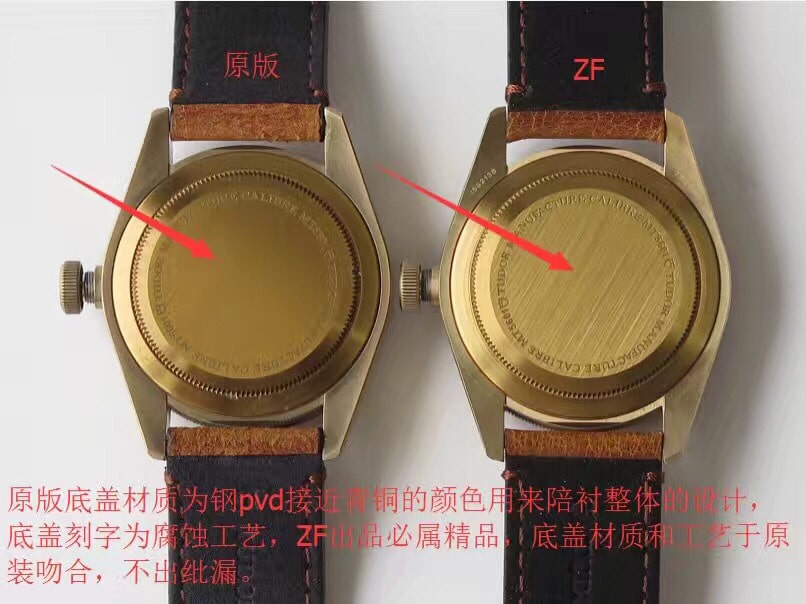 ZF Factory Biwan Tudor1:1replica watch M79250BM-0005 comparison genuine review back comparison picture