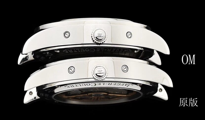 Jaeger-LeCoultre watch, OM Master watch, side comparison chart