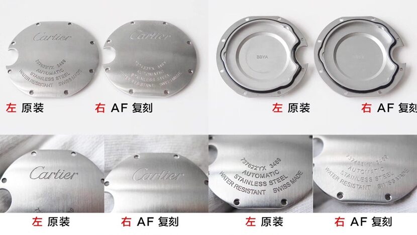AF Factory blue balloon Cartier1:1replica watch W6920100 comparison genuine review back comparison picture