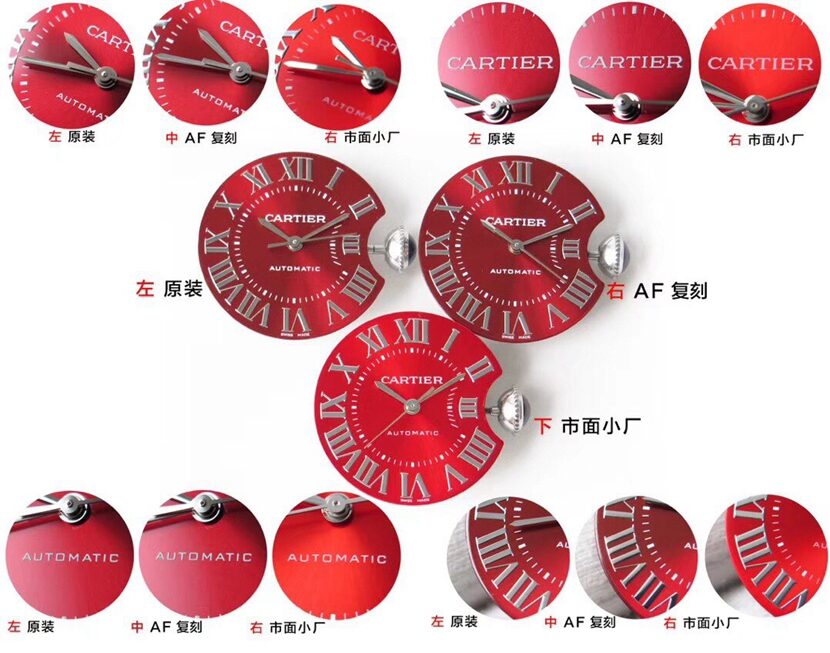 AF Factory blue balloon Cartier1:1replica watch WSBB0022 comparison Genuine review front comparison chart
