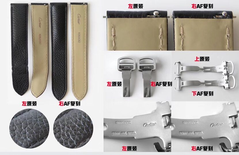 AF Factory Tank Cartier watch W5200005 compare authentic review strap comparison chart