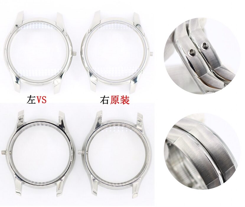 VS Factory De Ville Omega1:1replica watch 431.10.41.21.03.001 comparison genuine review bezel comparison chart