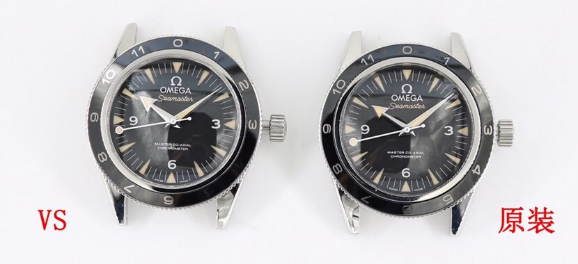 Omegareplica watch,VSSeamasterreplica watch,front comparison picture