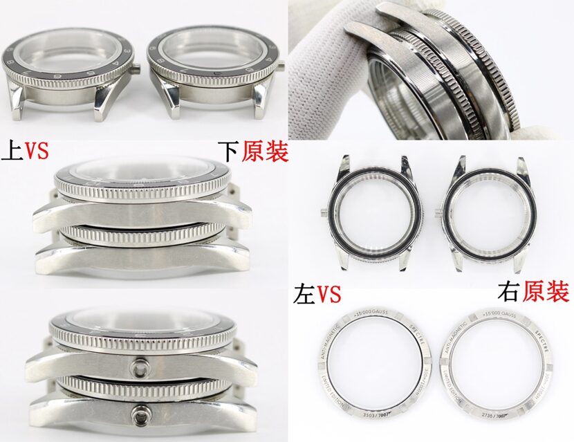 VS FactorySeamasterOmega1:1replica watch 233.32.41.21.01.001 comparison genuine review side comparison chart