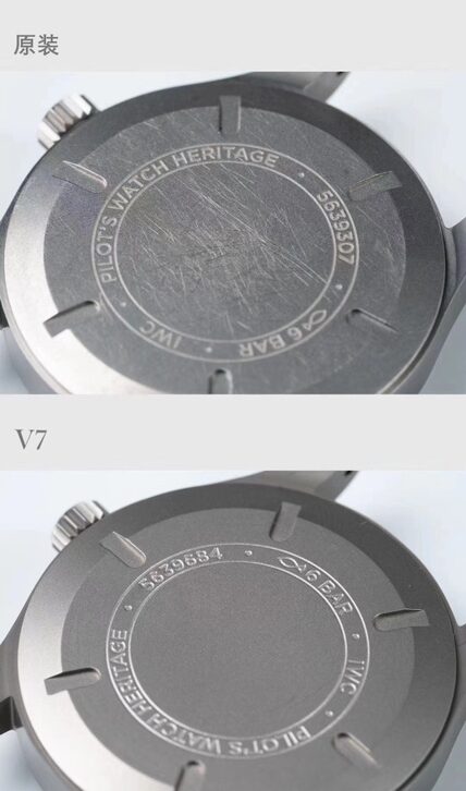 Pilot V7 factory IWC1:1replica watch IW327006 comparison genuine review front comparison chart