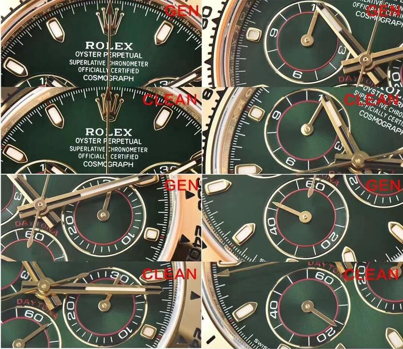 Rolex ceiling watch, C factory Daytonareplica watch, front comparison picture