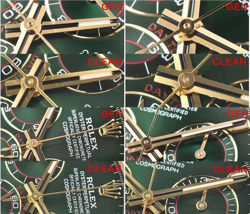 Rolex ceiling watch, C factory Daytonareplica watch, front comparison picture