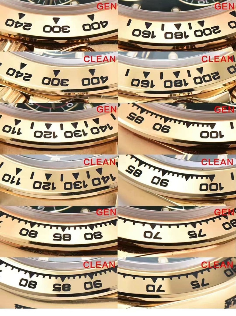 Factory C DaytonaRolex1:1replica watch m116508-0013 comparison genuine review side comparison chart