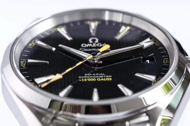 VS Omega Seamaster 150M "Yellow Jacket" 8500 Movement: Real vs. Fake Comparison Review Detailed Images
