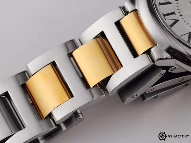 V9Cartier Blue Balloon W69009Z3replica watch gold model review (gold scratches do not reveal white) bracelet picture