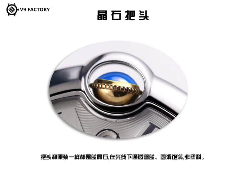 V9Cartier Blue Balloon W69009Z3replica watch gold model review (gold scratches do not reveal white) head picture