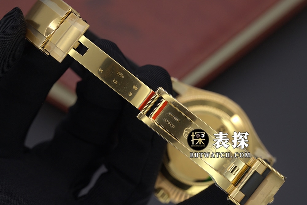 VS gold yacht Rolex yacht master type top-tier replicaclasp engraving