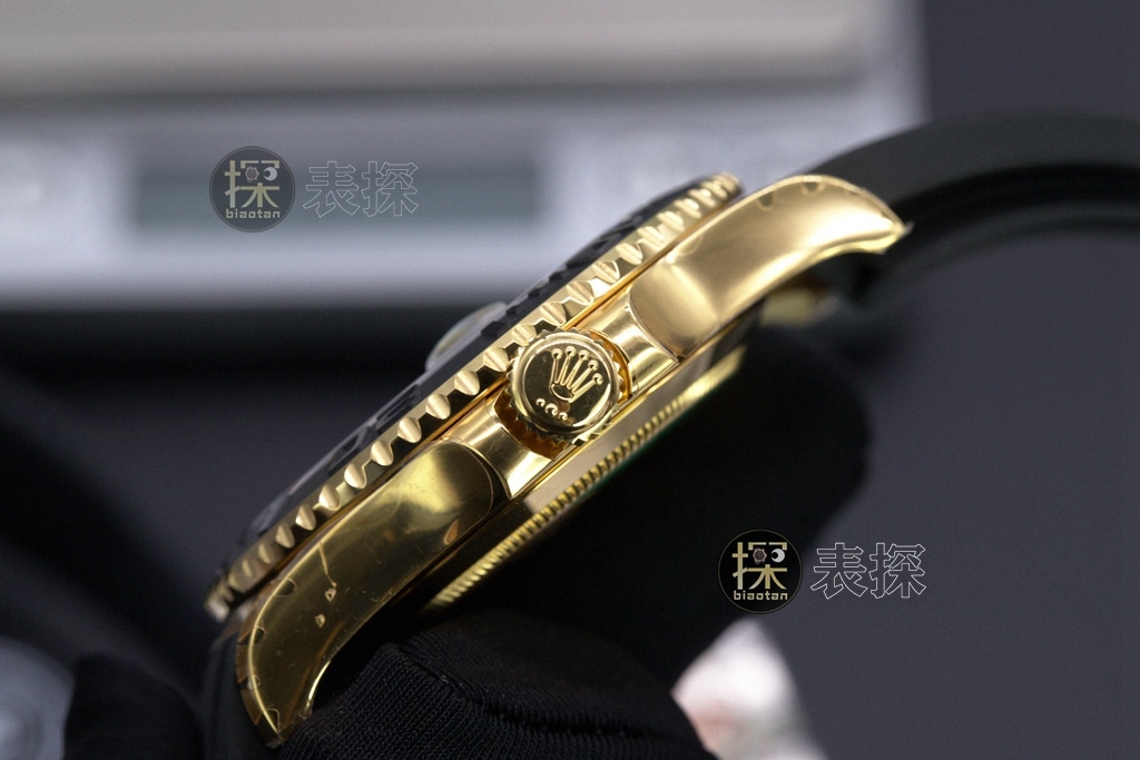 VS Gold Yacht 42 Rolex Yacht-Master top-tier watch quality evaluation side view