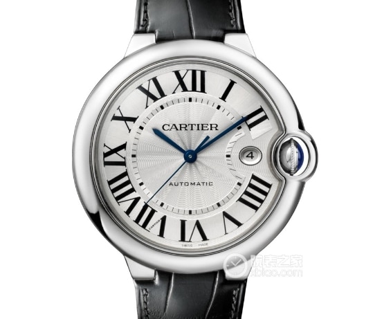 AF Blue Balloon Cartier collectible watches White Plate Black Leather Strap