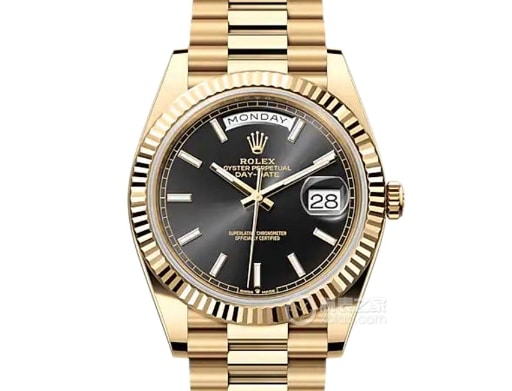 ewdate display type Rolex1:1replica watch 18Kblack dial ring diamond steel bracelet