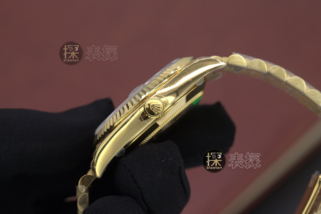 Rolex1:1replica watch, date display type watch, side view