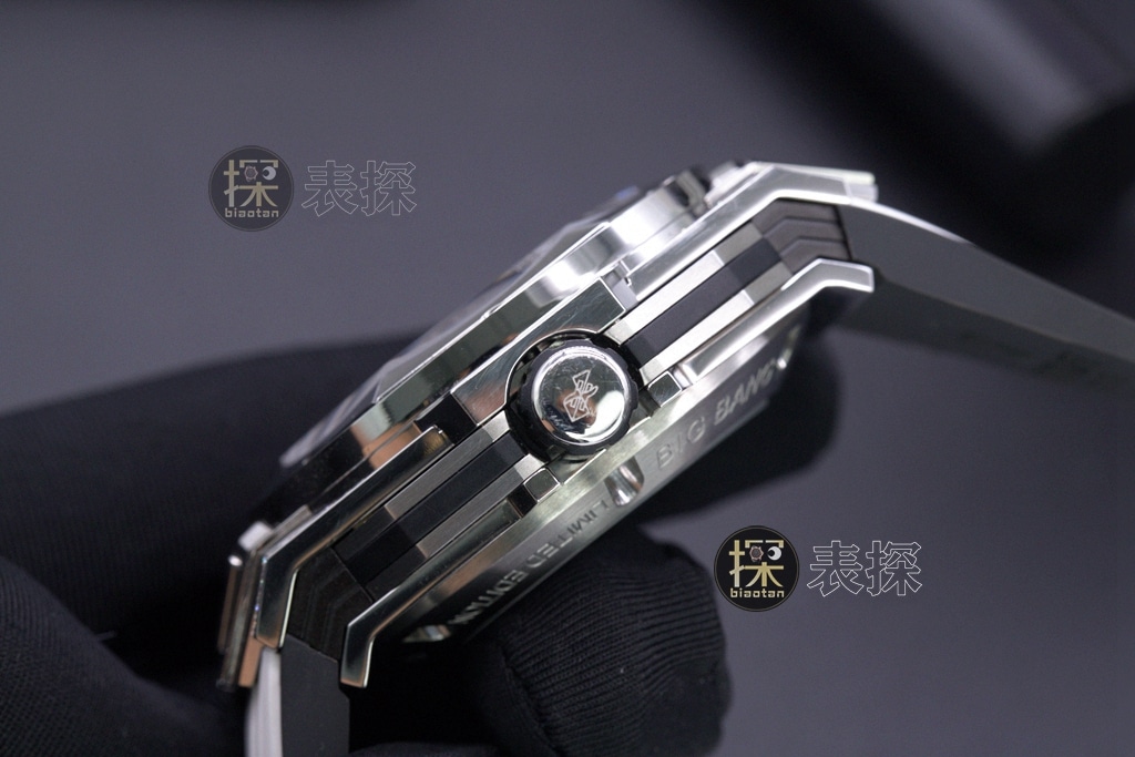 Hublot1:1replica watch, HB tattoo second generation watch, side view