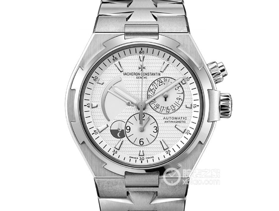 TWA factory travels all over the world Vacheron Constantin1:1replica watch lumechronograph white dialsteel bracelet