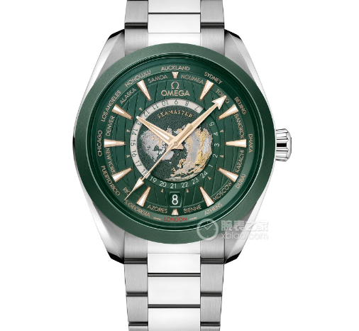 vsSeamasterOmega1:1replica watch lumegreen dialsteel bracelet