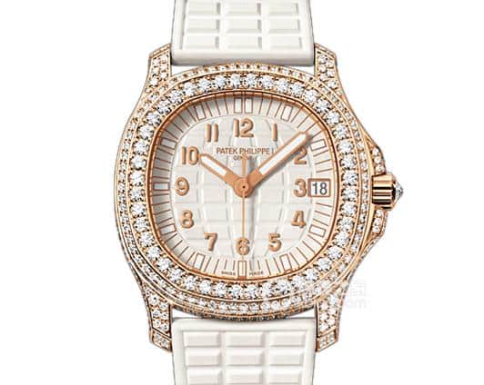 Grenade series Patek Philippe1:1replica watch women's 18Kwhite dial ring diamond lumerubber strap