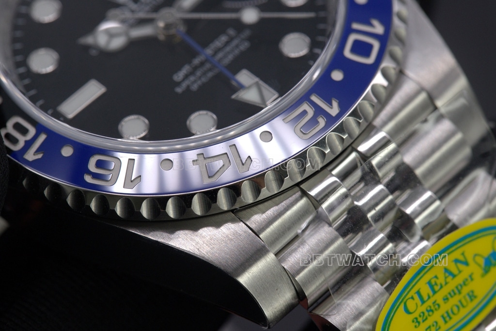 C Factory RolexGMT-Master Inter Milan Circle 1:1top-tier replicabezel port