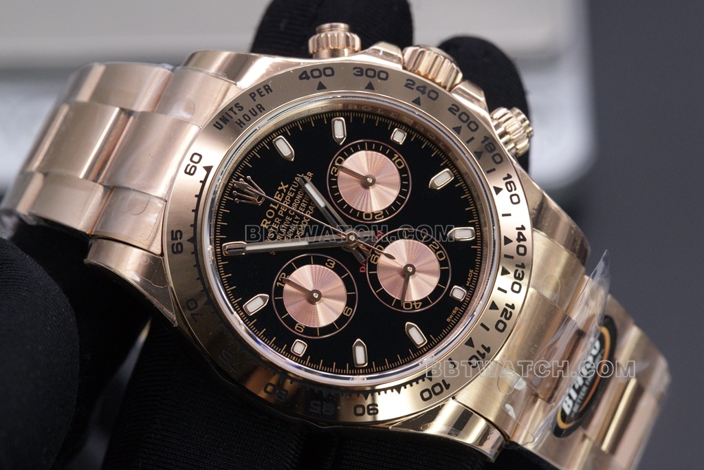 BT factory black gold DaytonaRolex1:1top-tier watch