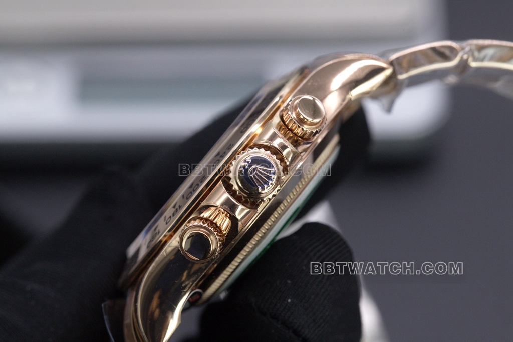 BT factory black gold DaytonaRolex1:1top-tier watch side